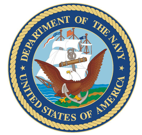 Department Of The Navy Military Armed Forces Navy Decal M269 - Winter Park Products