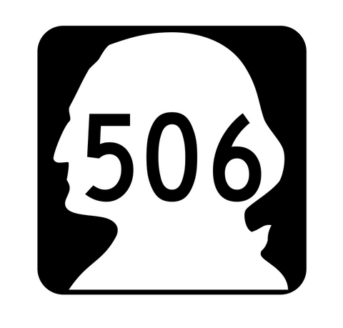 Washington State Route 506 Sticker R2923 Highway Sign Road Sign