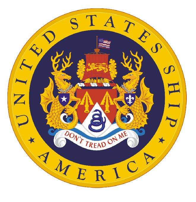 US Ship America Sticker Military Armed Forces Decal M280 - Winter Park Products