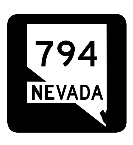 Nevada State Route 794 Sticker R3146 Highway Sign Road Sign