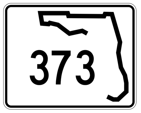 Florida State Road 373 Sticker Decal R1548 Highway Sign - Winter Park Products