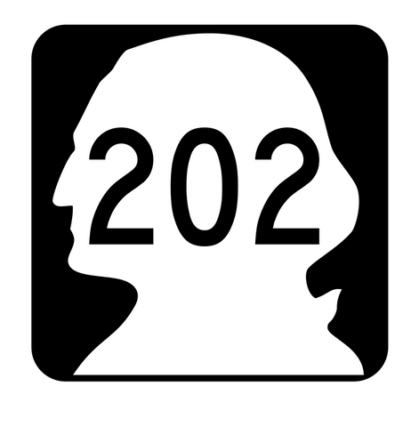 Washington State Route 202 Sticker R2855 Highway Sign Road Sign