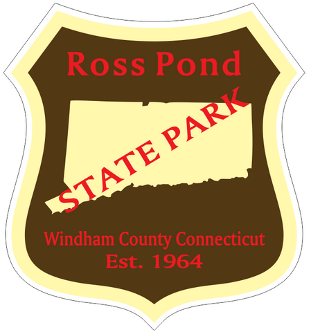 Ross Pond Connecticut State Park Sticker R6933