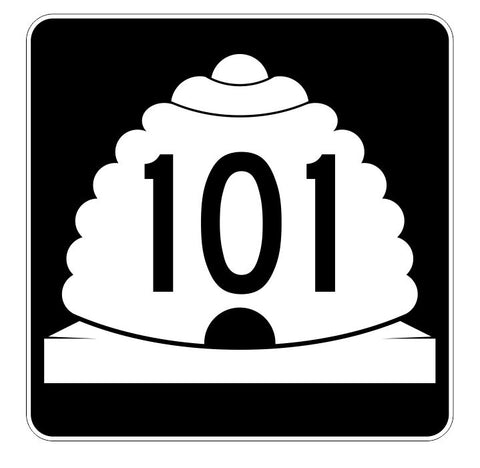 Utah State Highway 101 Sticker Decal R5428 Highway Route Sign