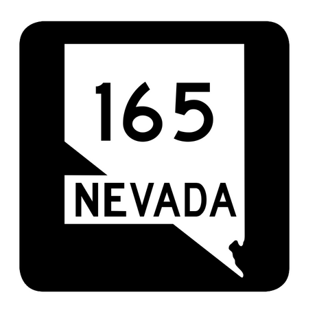 Nevada State Route 165 Sticker R2994 Highway Sign Road Sign