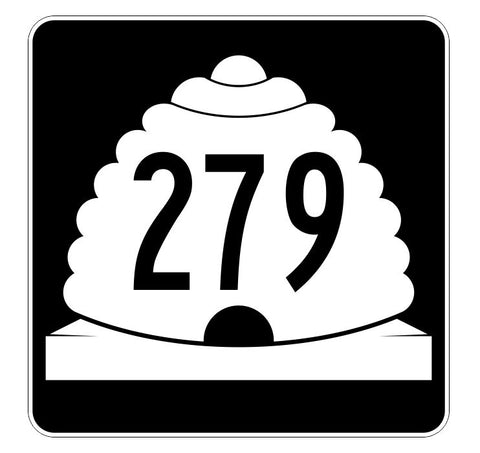 Utah State Highway 279 Sticker Decal R5546 Highway Route Sign