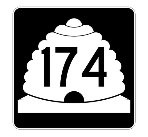 Utah State Highway 174 Sticker Decal R5492 Highway Route Sign