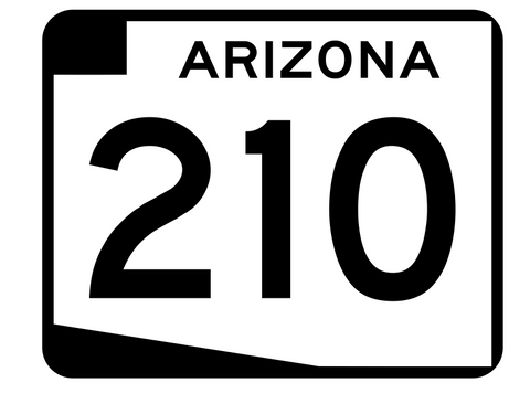 Arizona State Route 210 Sticker R2748 Highway Sign Road Sign