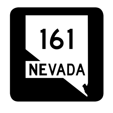 Nevada State Route 161 Sticker R2991 Highway Sign Road Sign