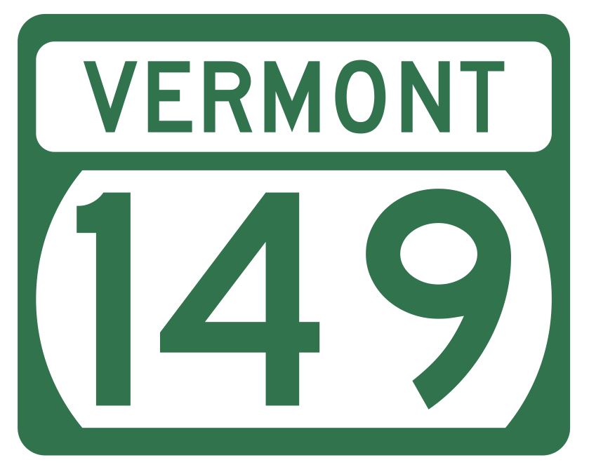 Vermont State Highway 149 Sticker Decal R5338 Highway Route Sign
