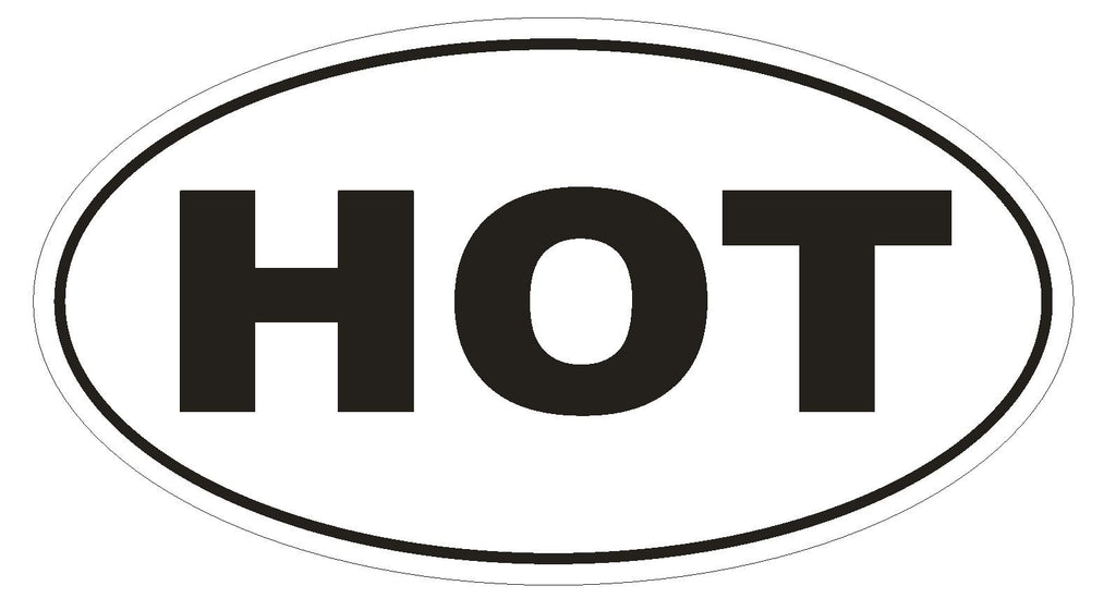HOT Oval Bumper Sticker or Helmet Sticker D1747 Euro Oval - Winter Park Products