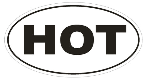 HOT Oval Bumper Sticker or Helmet Sticker D1747 Euro Oval - Winter Park Products