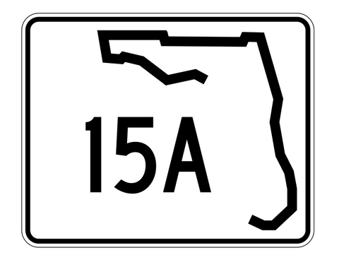 Florida State Road 15A Sticker Decal R1350 Highway Sign - Winter Park Products