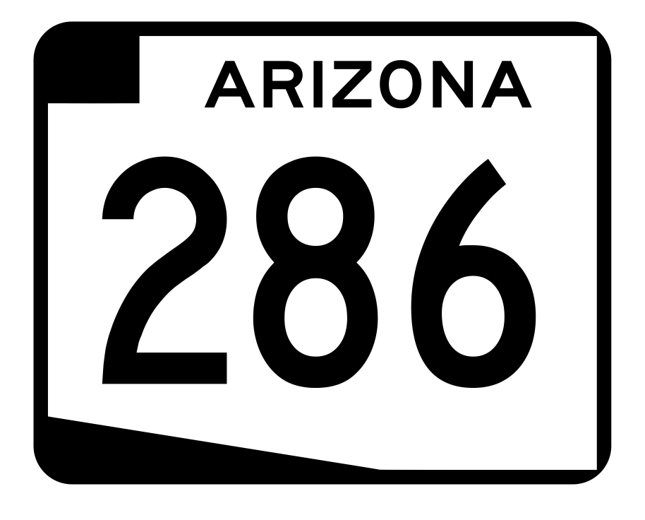 Arizona State Route 286 Sticker R2756 Highway Sign Road Sign