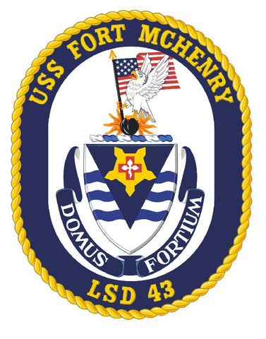 USS Fort Mchenry Sticker Military Armed Forces Navy Decal M234 - Winter Park Products