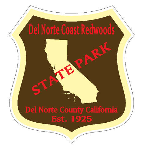 Del Norte Coast Redwoods State Park Sticker R6652 California