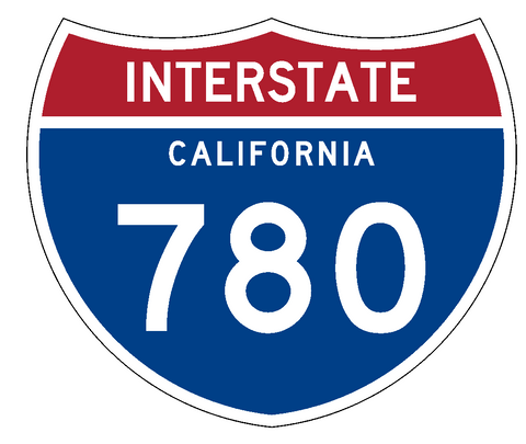 Interstate 780 Sticker Decal R1031 Highway Sign Road Sign California - Winter Park Products