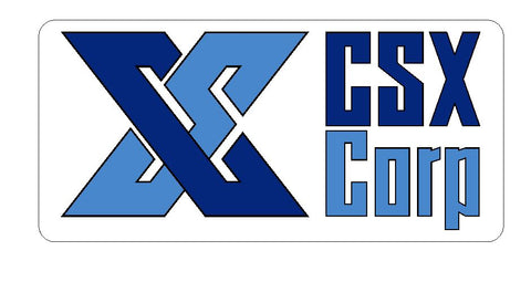 CSX Railroad Sticker R3366