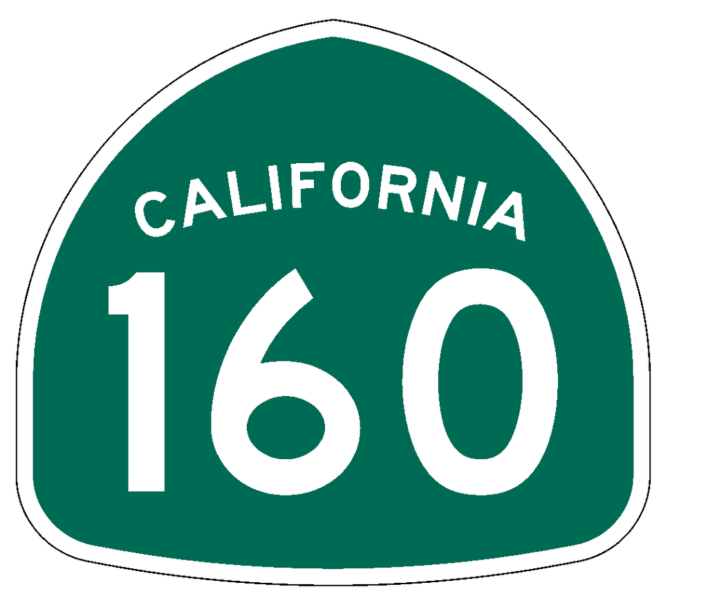 California State Route 160 Sticker Decal R1015 Highway Sign Road Sign - Winter Park Products