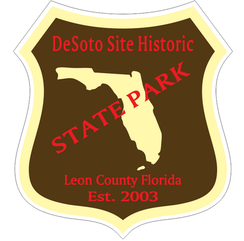 DeSoto Site Historic Florida State Park Sticker R6710
