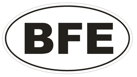 BFE Bum FU@K EGYPT Oval Bumper Sticker or Helmet Sticker D149 Euro Oval - Winter Park Products