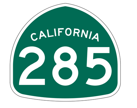 California State Route 285 Sticker Decal R1325 Highway Sign - Winter Park Products