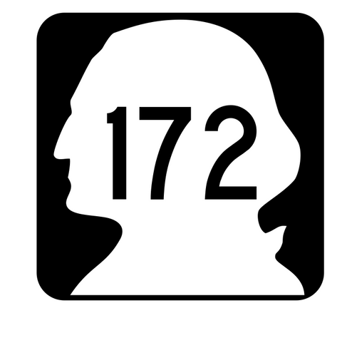 Washington State Route 172 Sticker R2849 Highway Sign Road Sign