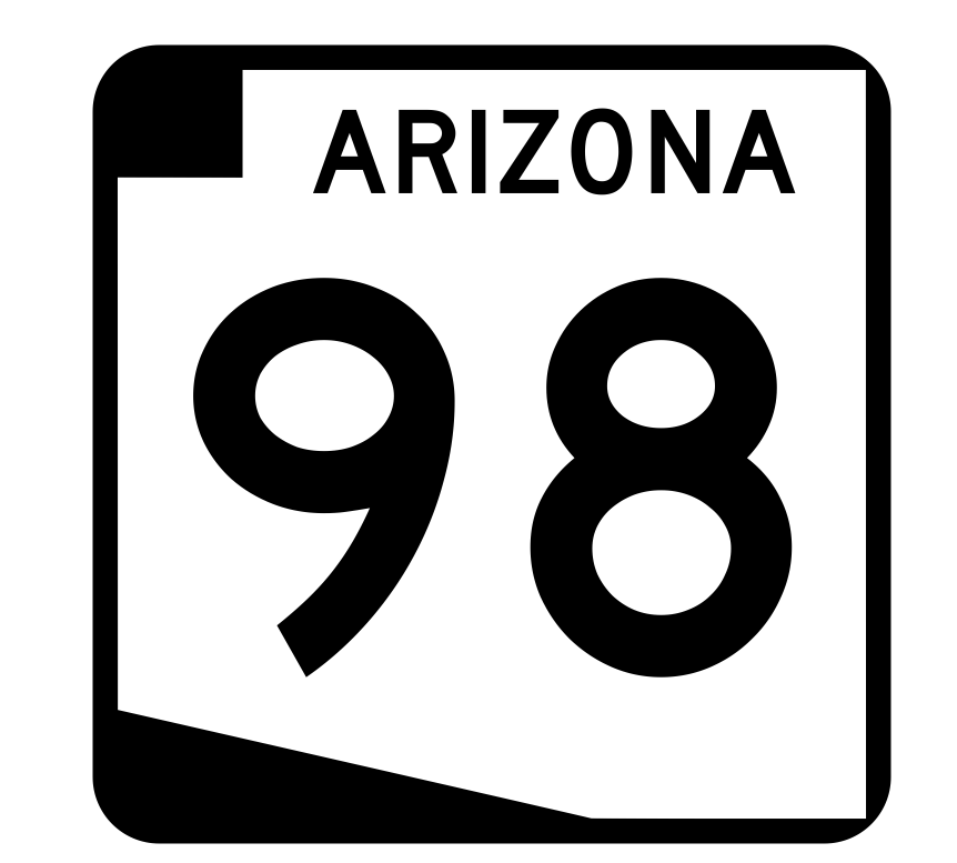 Arizona State Route 98 Sticker R2733 Highway Sign Road Sign