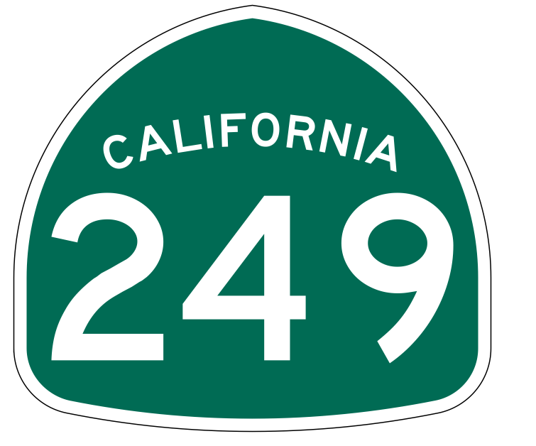 California State Route 249 Sticker Decal R1300 Highway Sign - Winter Park Products