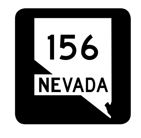 Nevada State Route 156 Sticker R2986 Highway Sign Road Sign