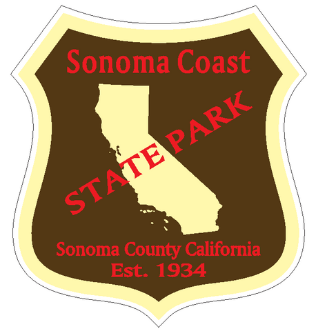Sonoma Coast State Park Sticker R6694 California