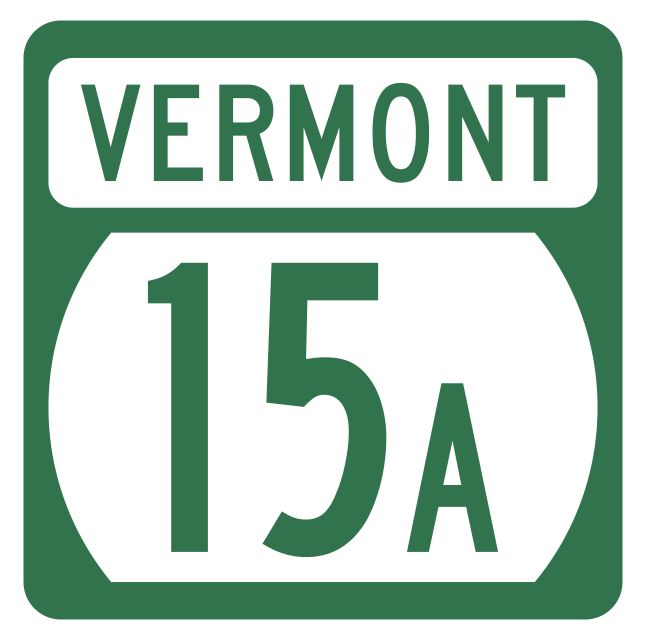 Vermont State Highway 15A Sticker Decal R5276 Highway Route Sign