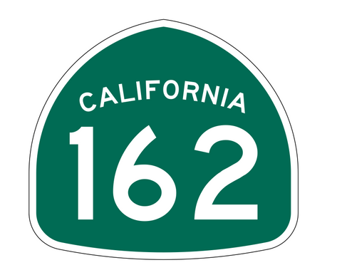 California State Route 162 Sticker Decal R1232 Highway Sign - Winter Park Products