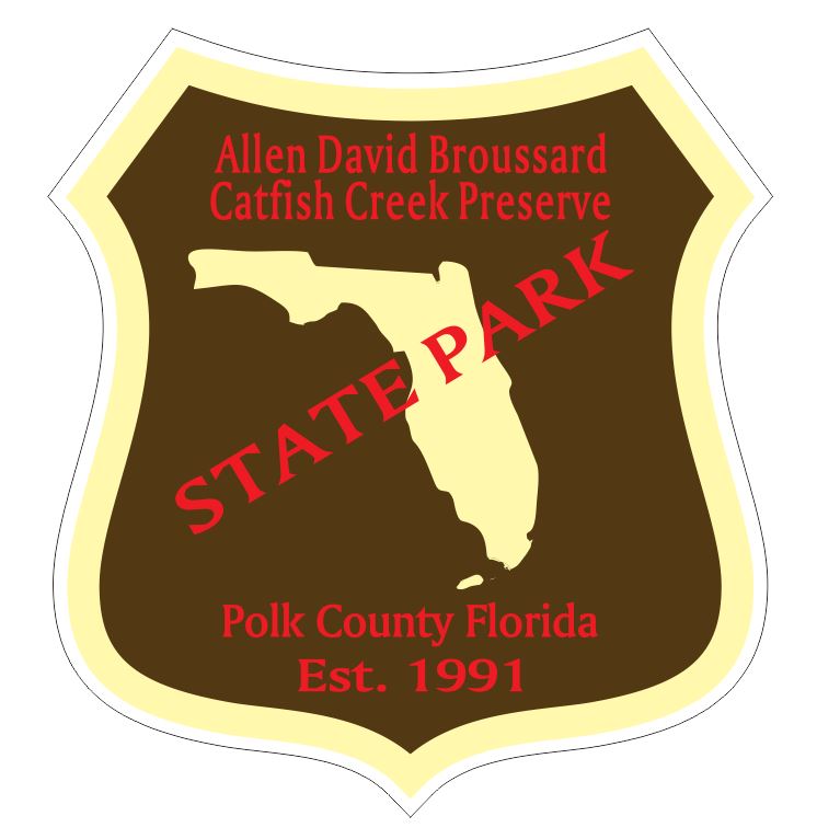Allen David Broussard Catfish Creek Preserve State Park Sticker R3336 Florida
