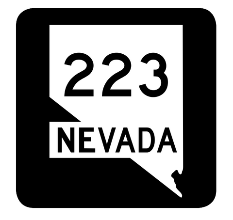 Nevada State Route 223 Sticker R3006 Highway Sign Road Sign