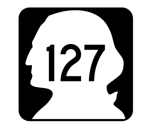 Washington State Route 127 Sticker R2827 Highway Sign Road Sign