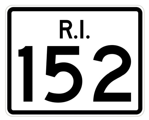 Rhode Island State Road 152 Sticker R4265 Highway Sign Road Sign Decal