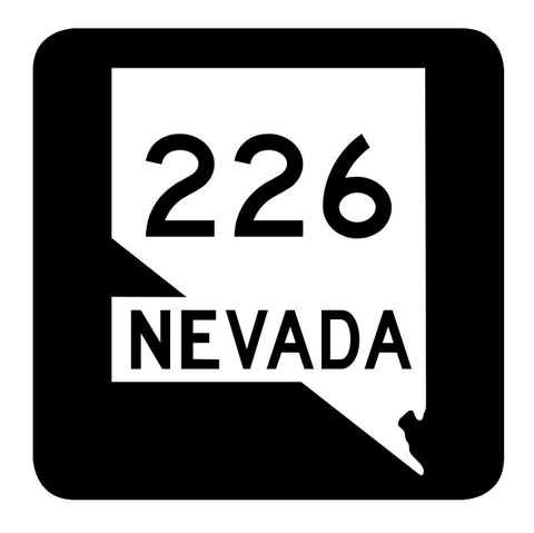 Nevada State Route 226 Sticker R3008 Highway Sign Road Sign
