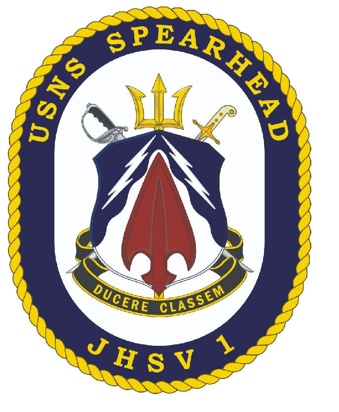 USNS Spearhead Sticker Military Armed Forces Navy Decal M265 - Winter Park Products