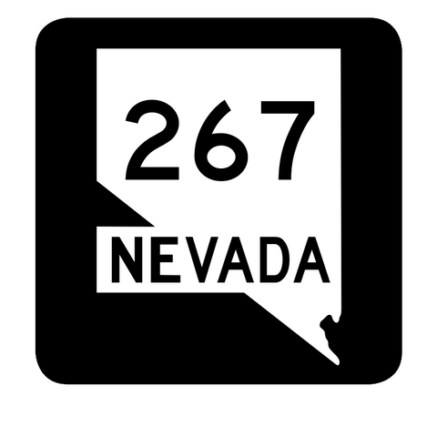 Nevada State Route 267 Sticker R3019 Highway Sign Road Sign
