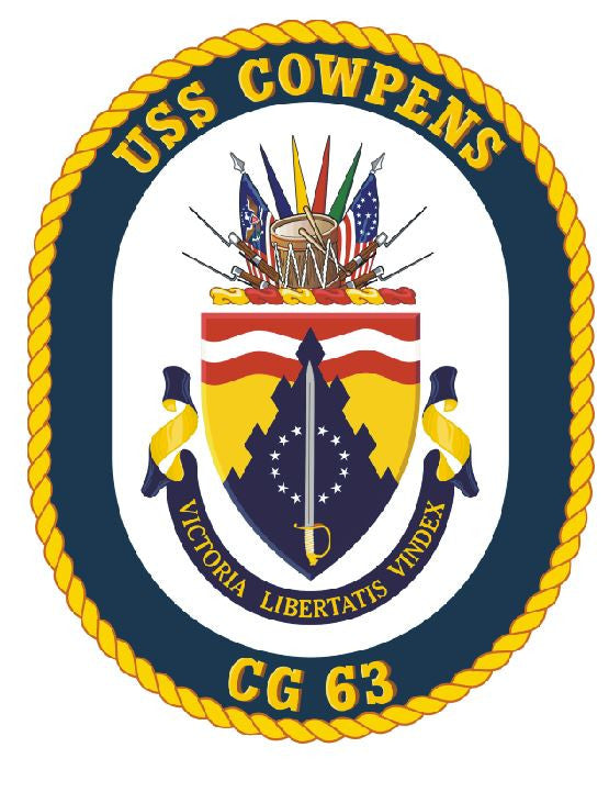 USS Cowpens Sticker Military Armed Forces Decal M167 - Winter Park Products