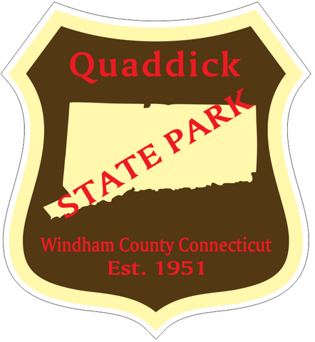 Quaddick Connecticut State Park Sticker R6927