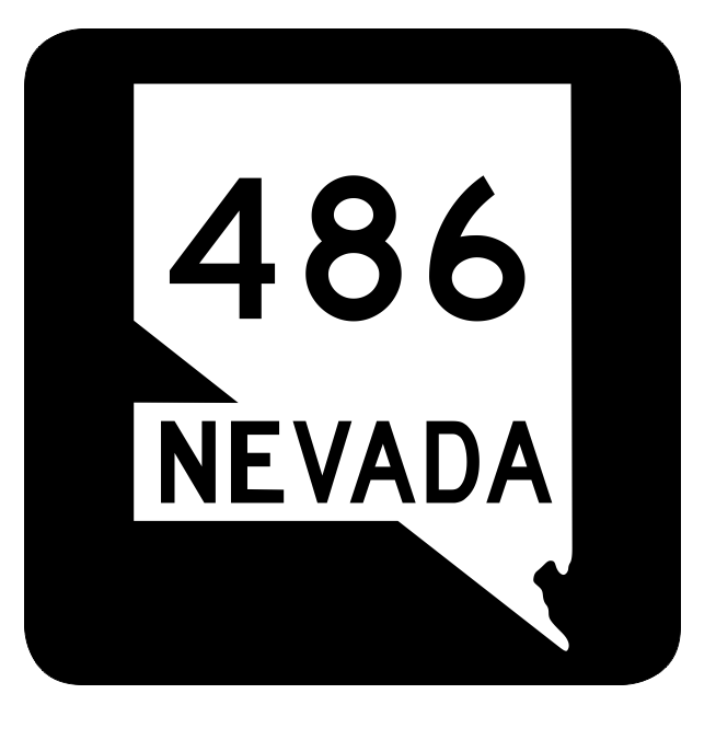 Nevada State Route 486 Sticker R3071 Highway Sign Road Sign