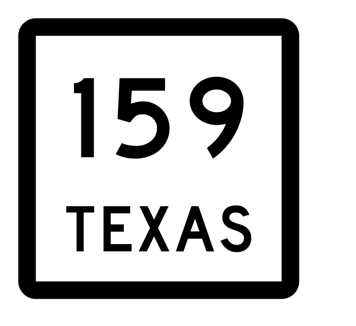 Texas State Highway 159 Sticker Decal R2458 Highway Sign - Winter Park Products