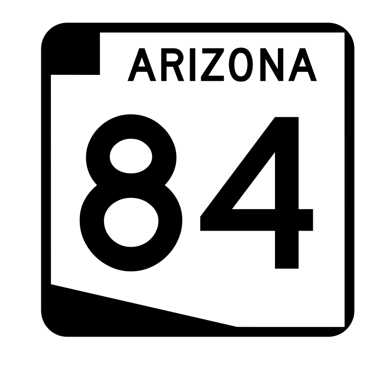 Arizona State Route 84 Sticker R2721 Highway Sign Road Sign