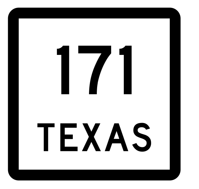 Texas State Highway 171 Sticker Decal R2469 Highway Sign - Winter Park Products