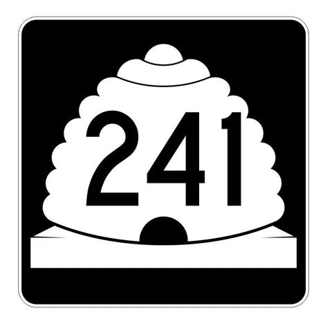 Utah State Highway 241 Sticker Decal R5525 Highway Route Sign