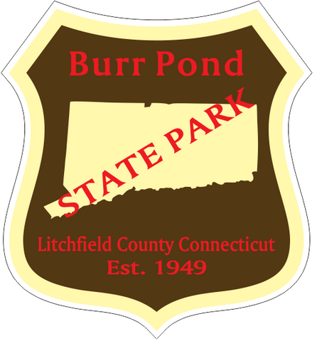 Burr Pond Connecticut State Park Sticker R6867