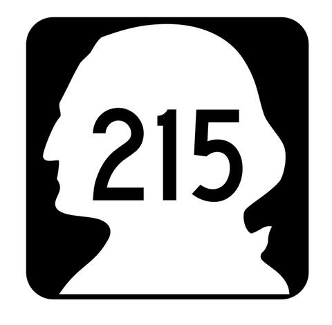 Washington State Route 215 Sticker R2863 Highway Sign Road Sign