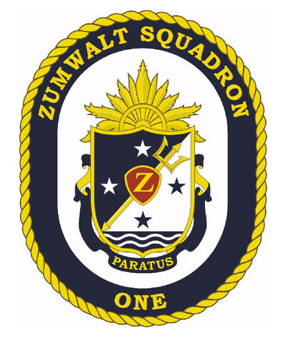 Zumwalt Squadron One Sticker Military Armed Forces Decal M276 - Winter Park Products
